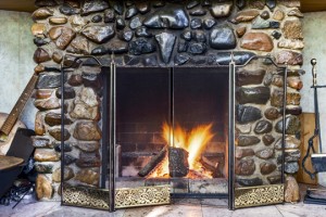 How to Clean Stone Fireplace sm